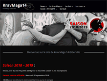Tablet Screenshot of krav-maga14.com